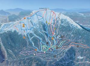 Plan des pistes Aillons-Margeriaz