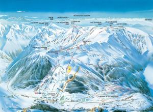Plan des pistes Alpe du Grand-Serre