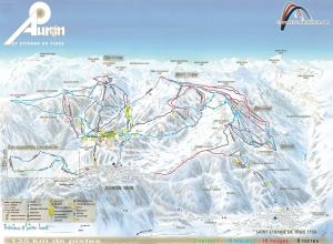 Plan des pistes Auron