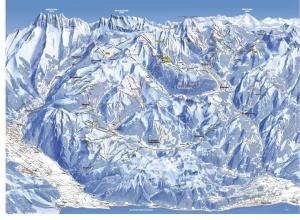 Plan des pistes Avoriaz 1800