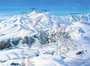 Plan des pistes Besse Super Besse