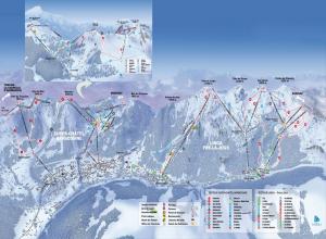 Plan des pistes Chatel