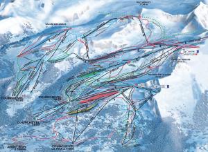 Plan des pistes Courchevel