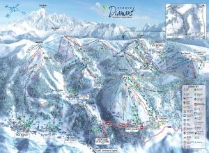 Plan des pistes Flumet Saint Nicolas la Chapelle