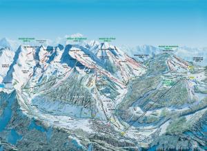 Plan des pistes La Clusaz