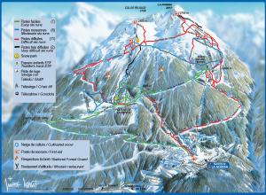 Plan des pistes La Norma