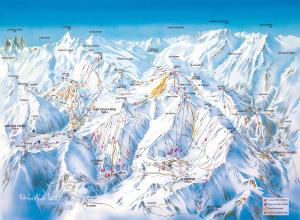 Plan des pistes Le Corbier