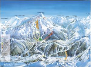 Plan des pistes Le Lioran