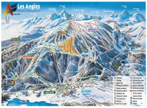 Plan des pistes Les Angles