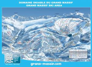 Plan des pistes Les Carroz d'Araches