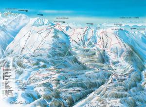 Plan des pistes Les Karellis