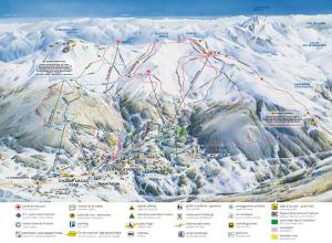 Plan des pistes Les Orres