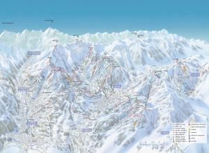 Plan des pistes Megève