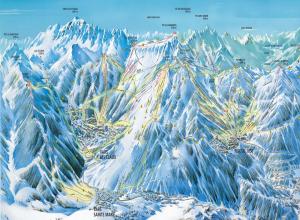 Plan des pistes Risoul