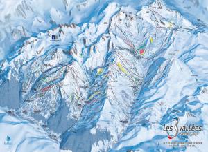 Plan des pistes Saint Martin de Belleville