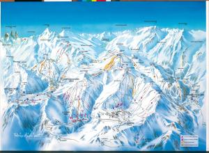 Plan des pistes Saint Sorlin d'Arves