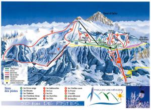 Plan des pistes Thollon les Memises