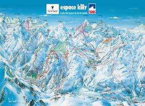 Plan des pistes Tignes