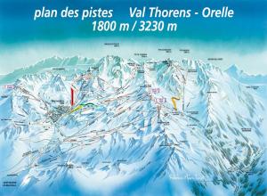 Plan des pistes Val Thorens