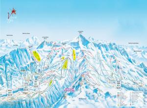 Plan des pistes Valmorel