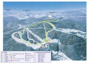 Plan des pistes Ventron