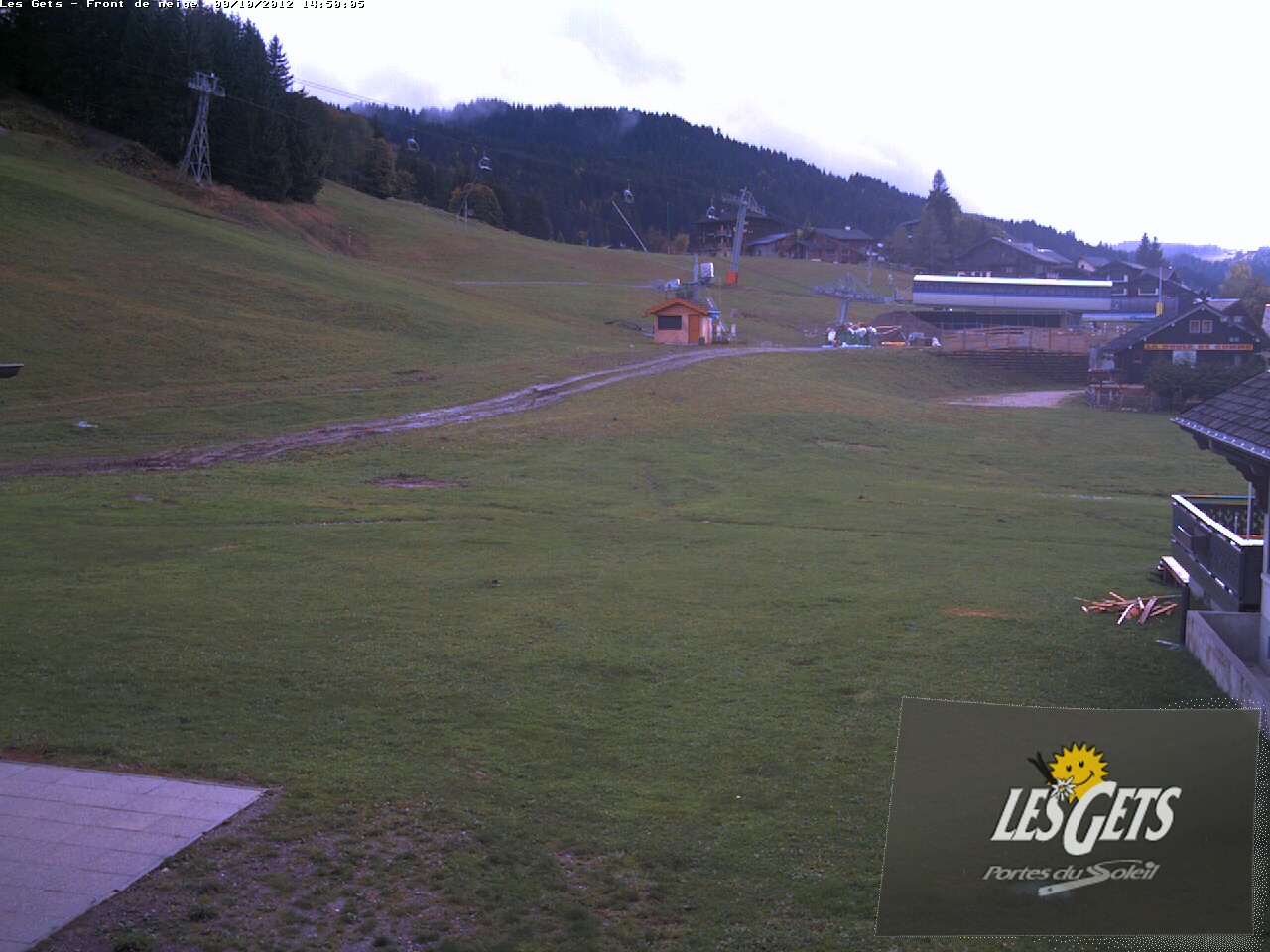 Webcam de la station de sports d'hiver Les Gets (Front de neige)