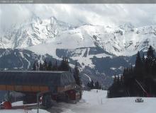 Webcam Combloux Vue sur Megève