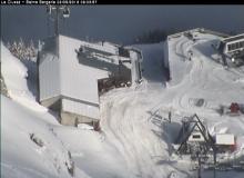 Webcam La Clusaz Arrivée de la Télécabine de Balme