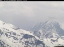 Webcam Praz de Lys Sommand Aiguille Verte et les Drus