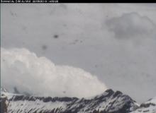 Webcam Praz sur Arly Vue sur le Mont Blanc