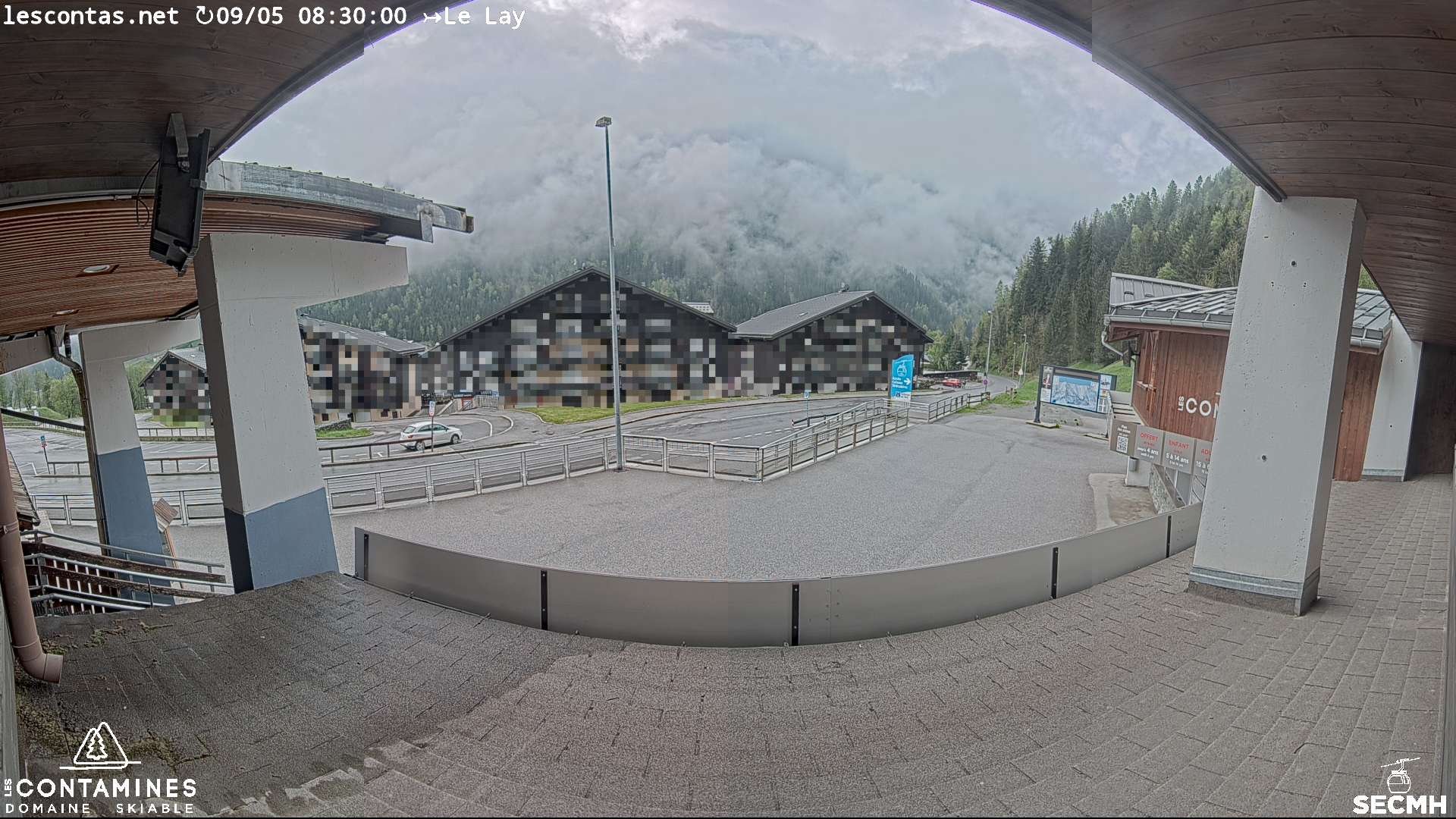 Webcam Départ des Remontées du Lay Webcam Départ des Remontées du Lay